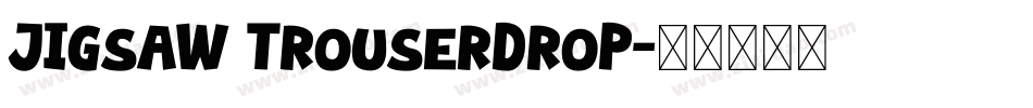 JIGSAW TROUSERDROP字体转换